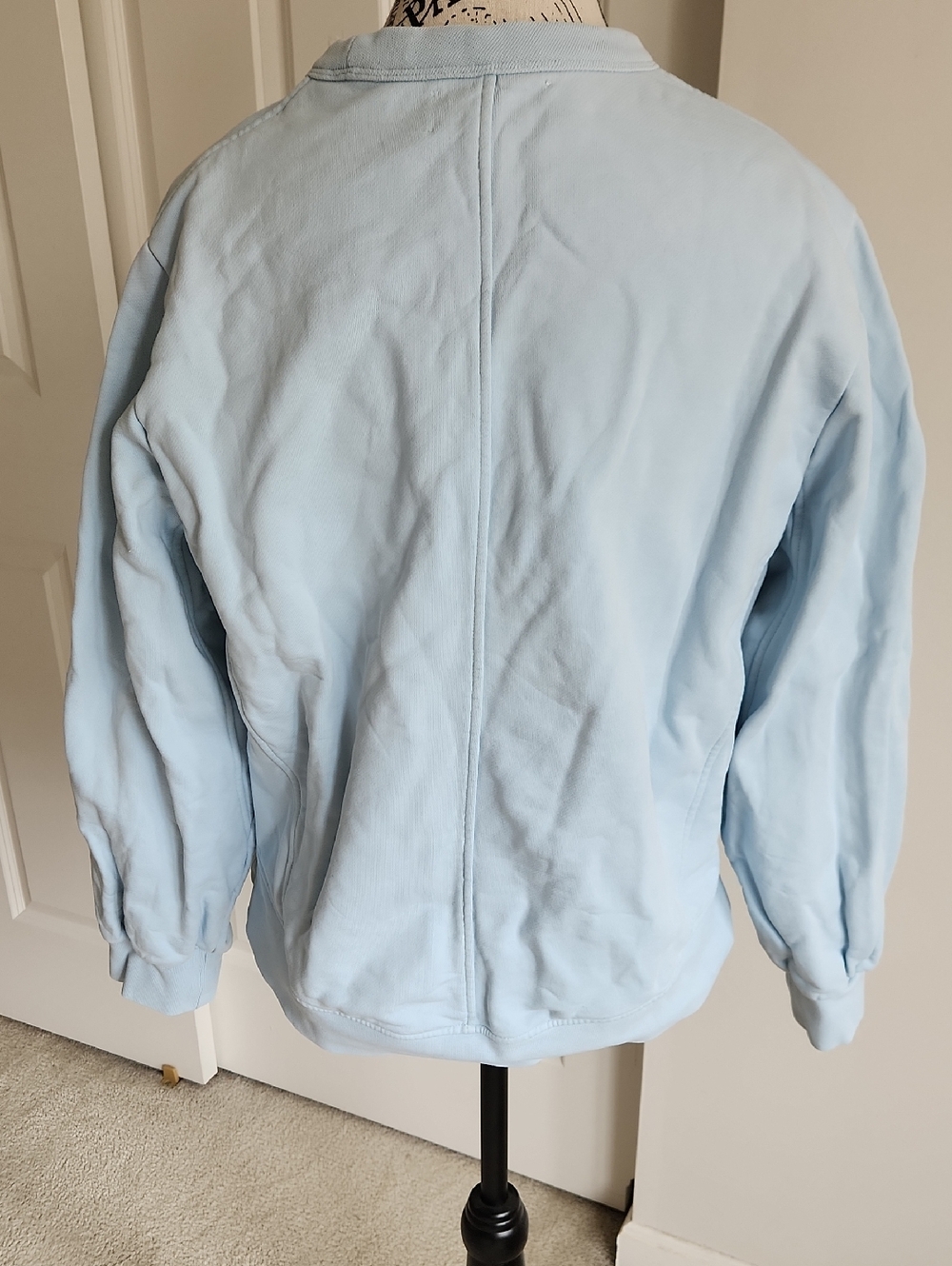 La Ligne Blue Pocket Sweatshirt SZ Small - Picture 5 of 5